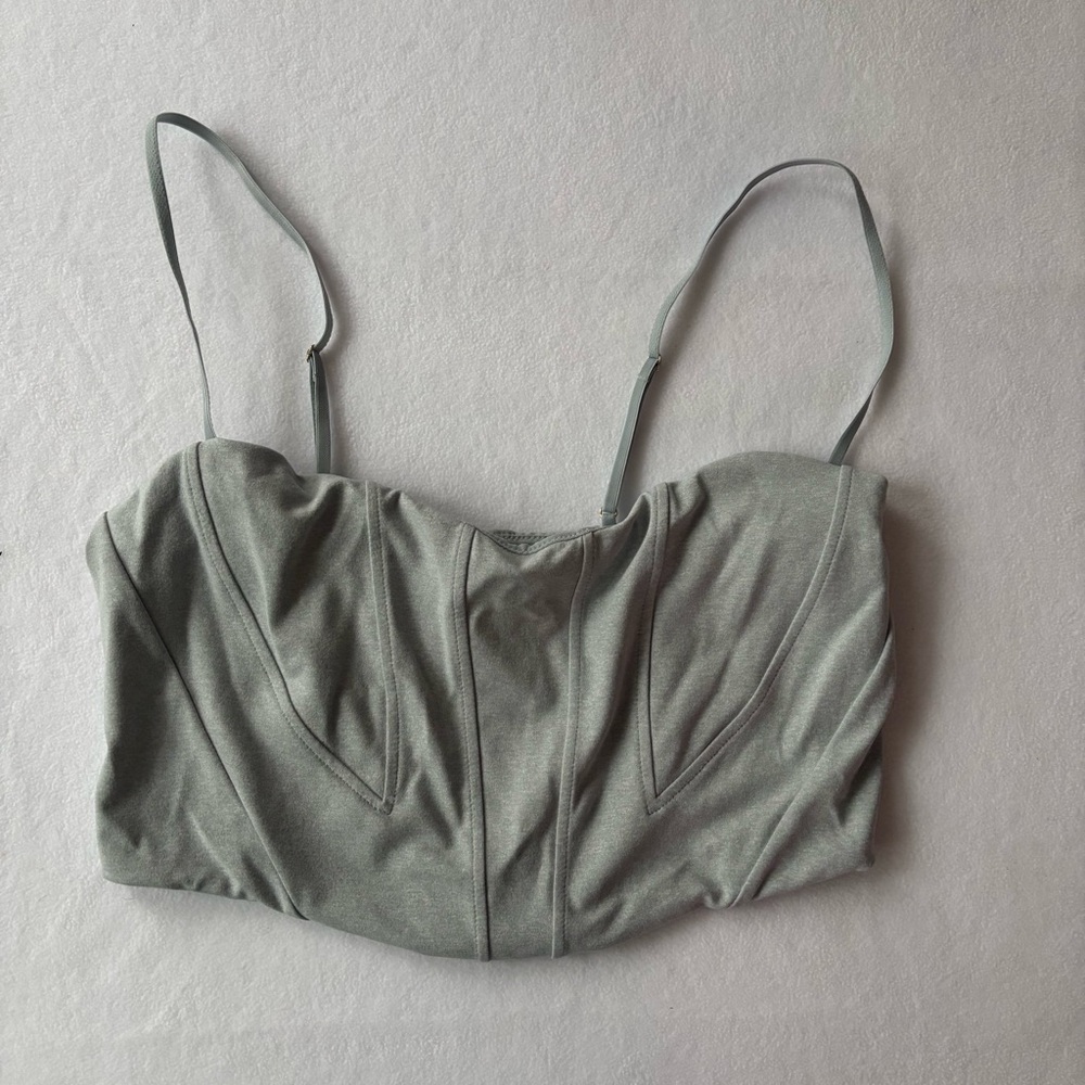Anthropologie corset style crop top M - Picture 4 of 7